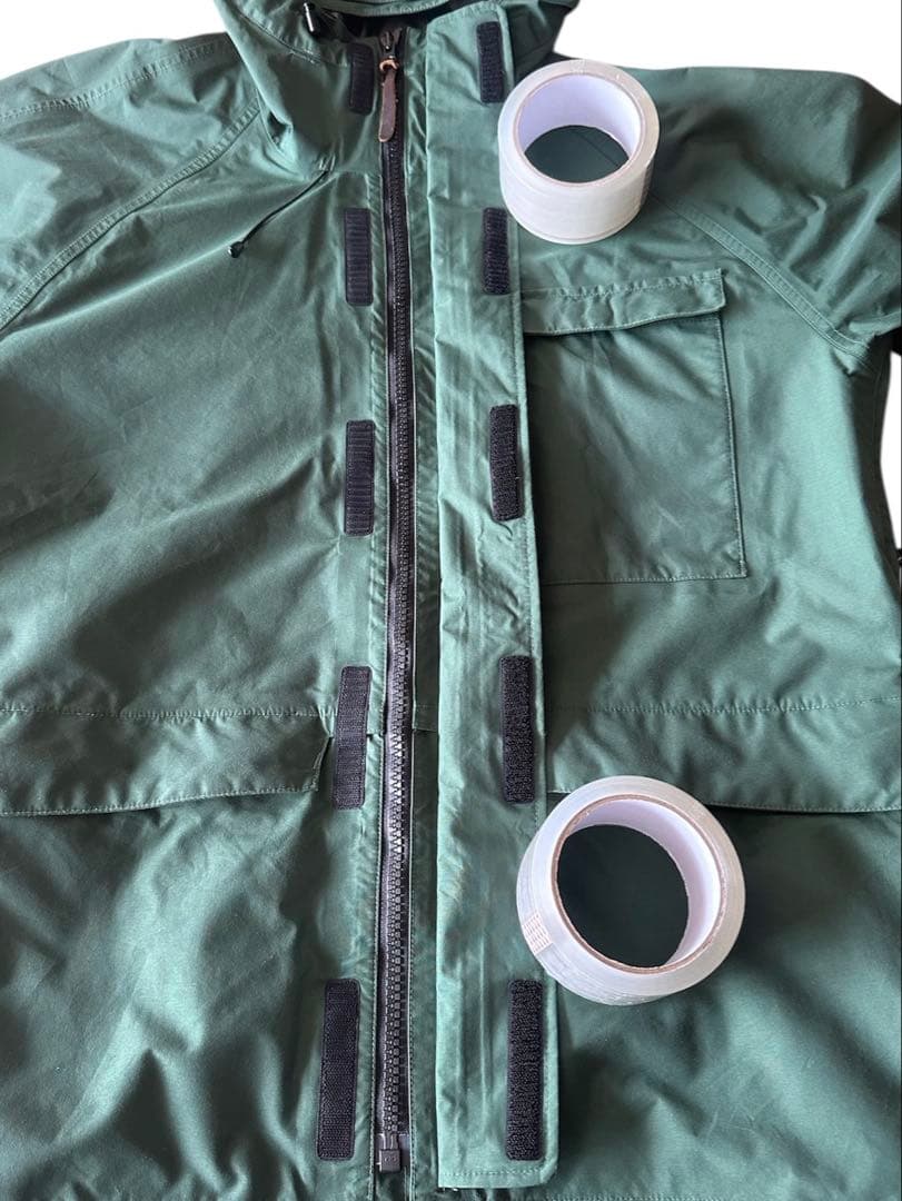 23-24 greenclothing ピースジャケット ダルグリーン 中古
