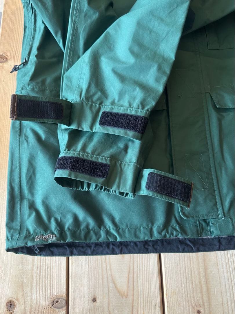 23-24 greenclothing ピースジャケット ダルグリーン 中古