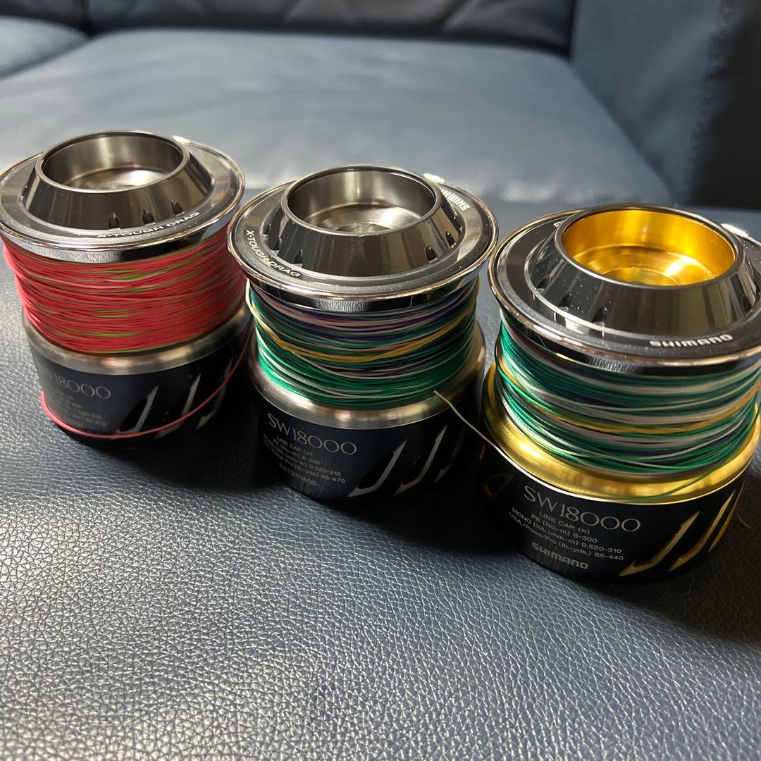 SHIMANO SW18000 スピニングリール　7品