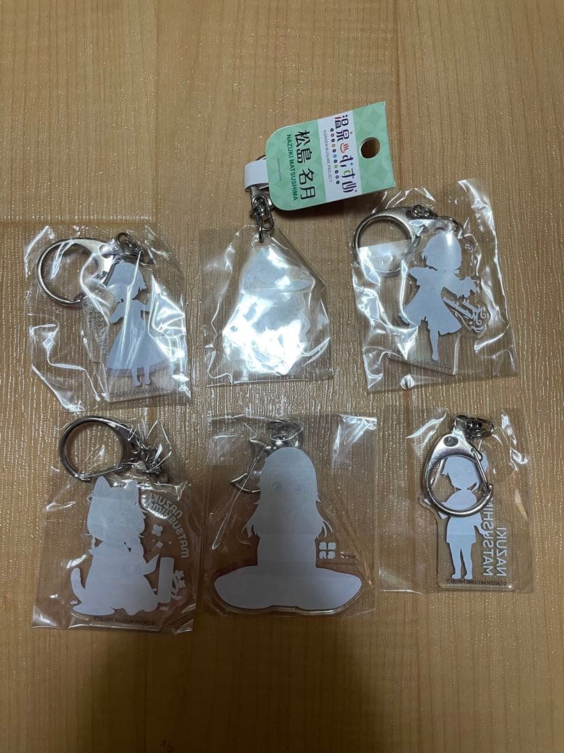 温泉むすめ　松島名月　アクリルキーホルダー　6個セット