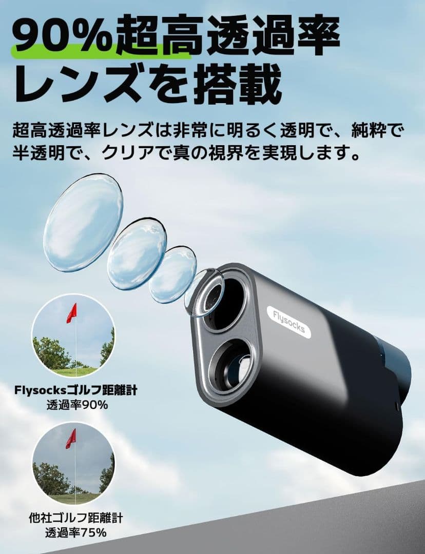 ◆新品◆　ゴルフレーザー距離計 PF120距離測定器 mini