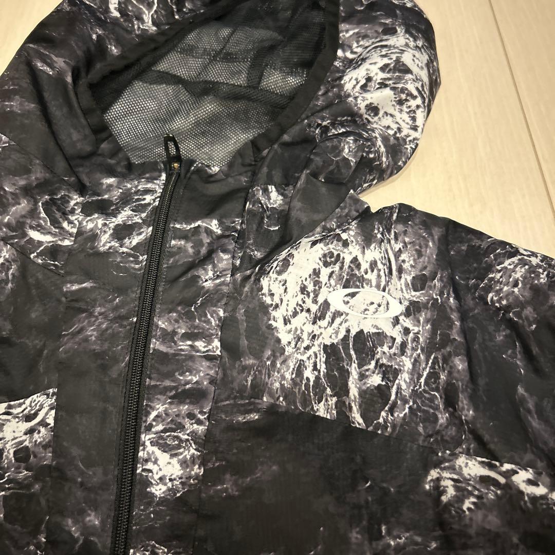 【極美品】Oakley ジャージ上下セット 黒/グレー