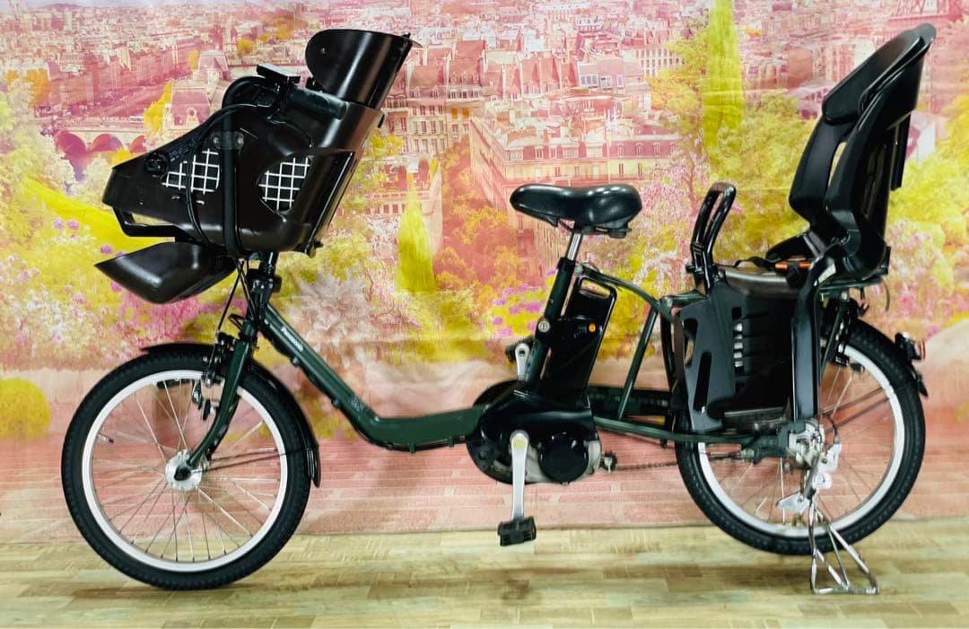K2694 電動自転車パナソニック ギュット 子供乗せ 20インチ 送料無料