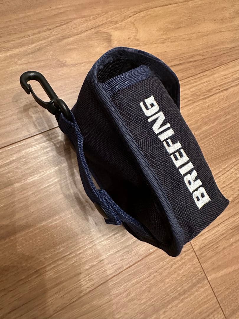 BRIEFING ブリーフィング　ネイビー スコープポーチ フック付き