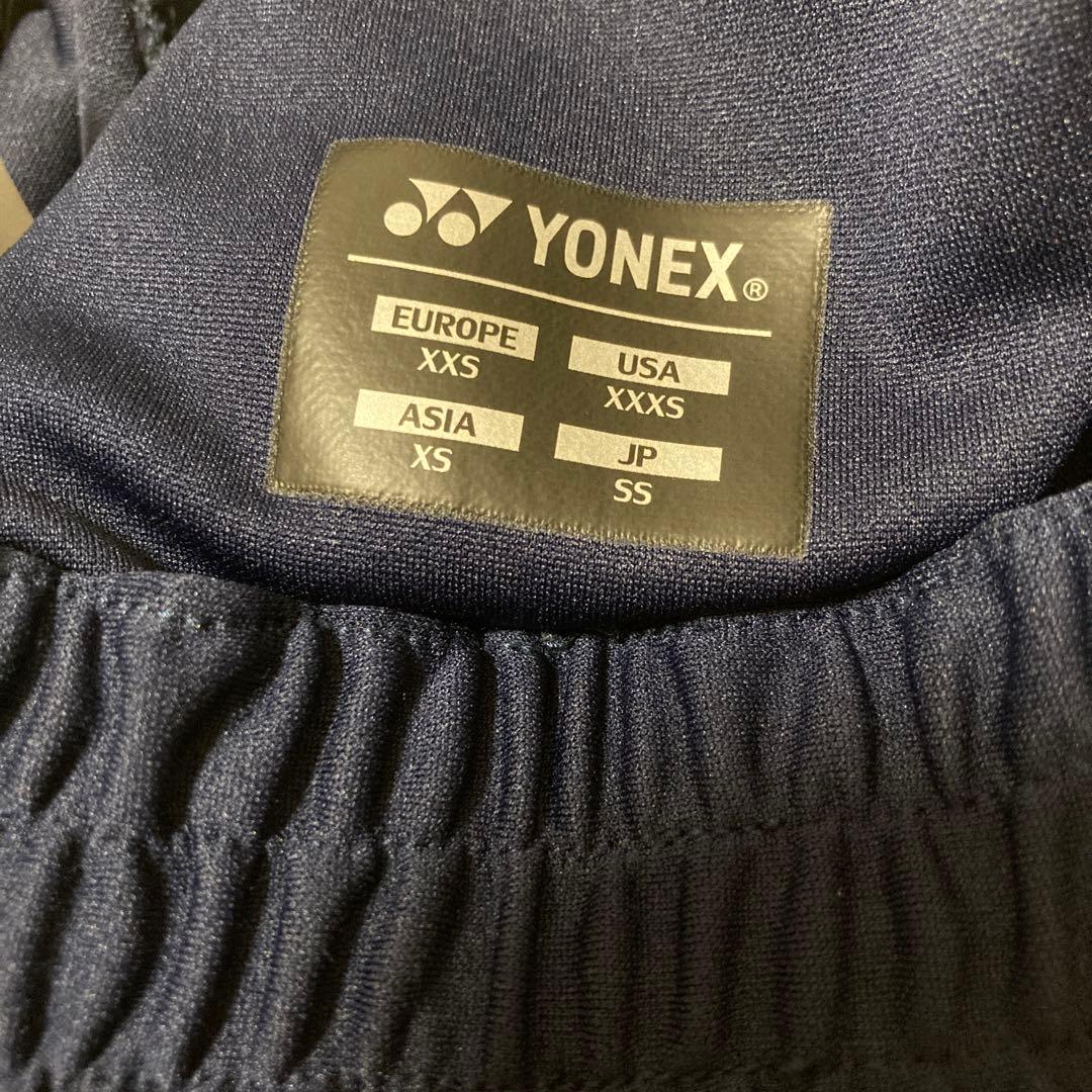 YONEXユニジャージ上下セット青紺★バドミントンソフトテニスパンツセットアップ