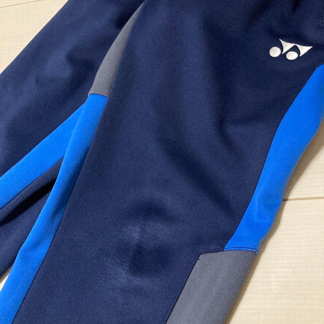 YONEXユニジャージ上下セット青紺★バドミントンソフトテニスパンツセットアップ
