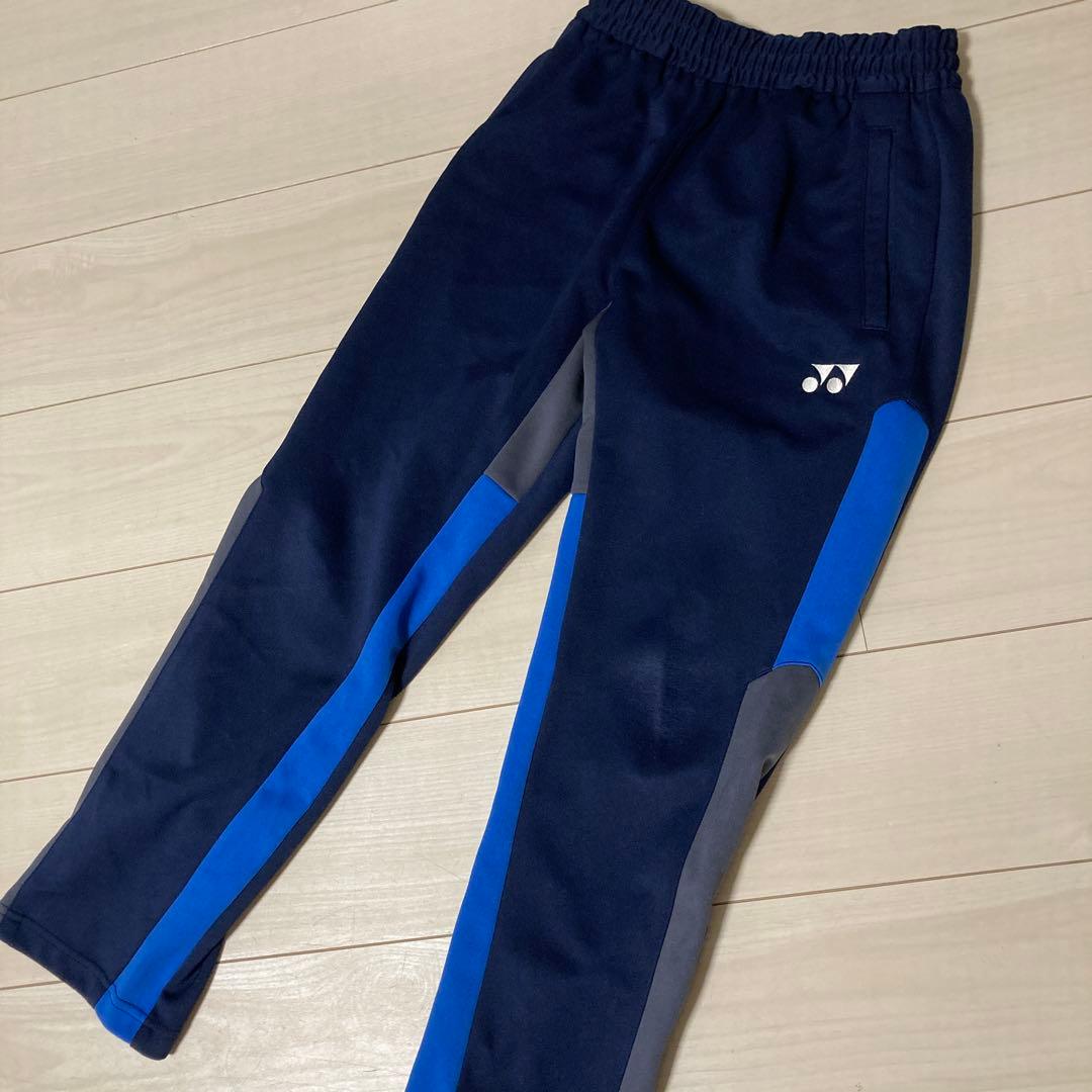 YONEXユニジャージ上下セット青紺★バドミントンソフトテニスパンツセットアップ