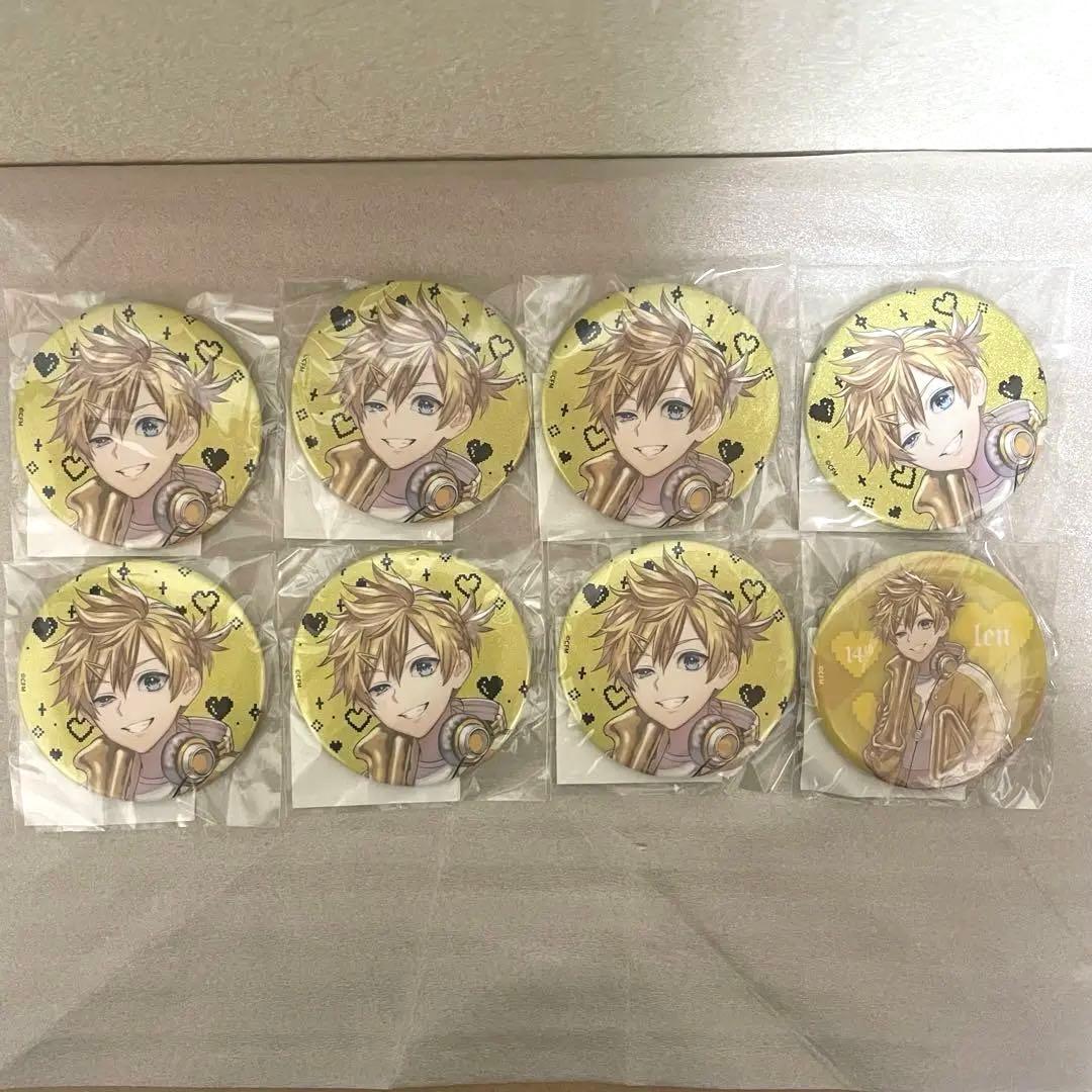 【バラ売り可】鏡音レン グリッター 缶バッジ 8点 楽天コレクション