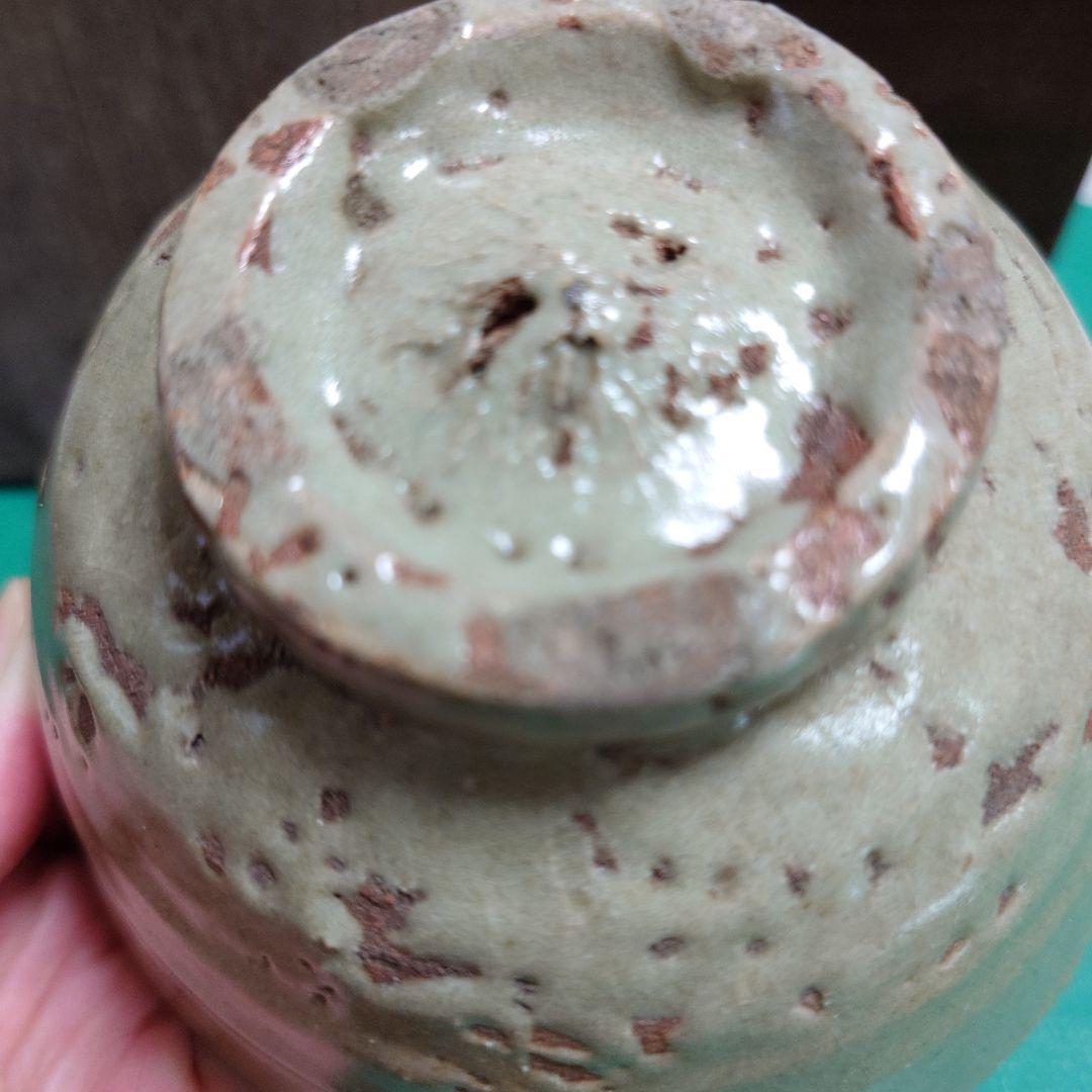 時代 李朝 高麗茶碗 大井戸茶碗 梅花皮 箱有 茶道具