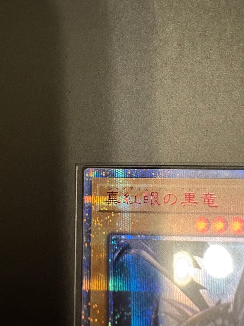 真紅眼の黒竜　レッドアイズブラックドラゴン　20th 赤字　プリシク