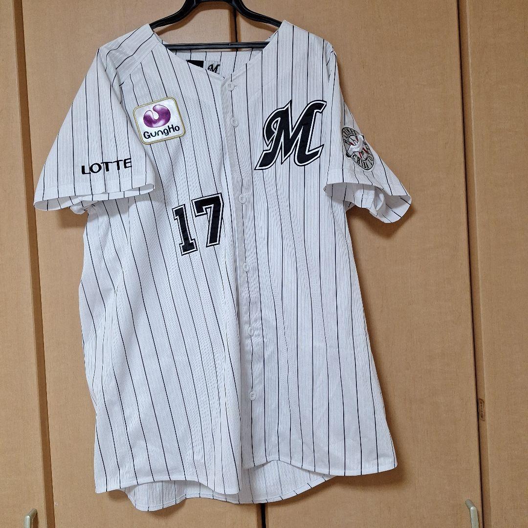 佐々木朗希　ユニフォーム　ロッテ Oサイズ　鷗ワッペン