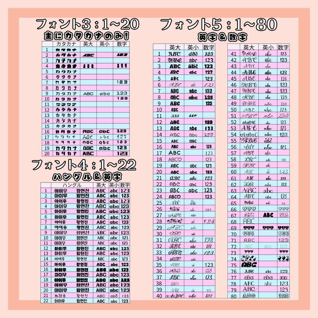 ♡受付ページ♡ハート型♡キンブレシート♡