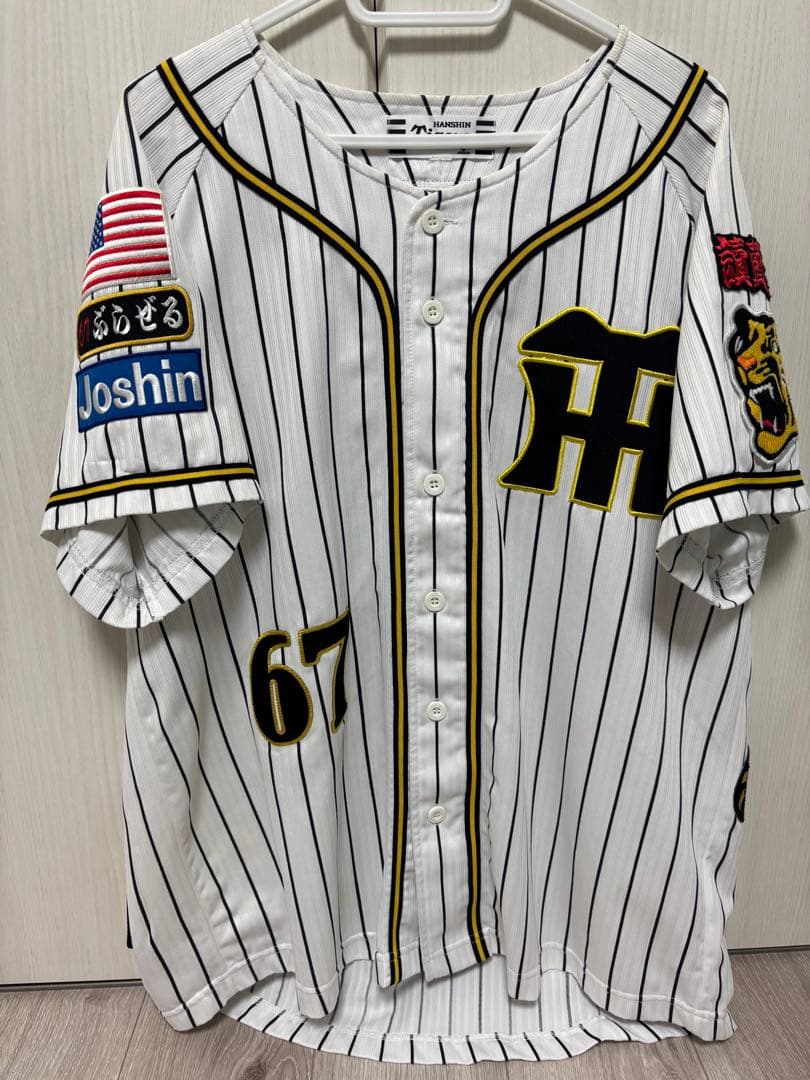 阪神タイガース ブラゼル　ユニフォーム　サイズO ミズノ
