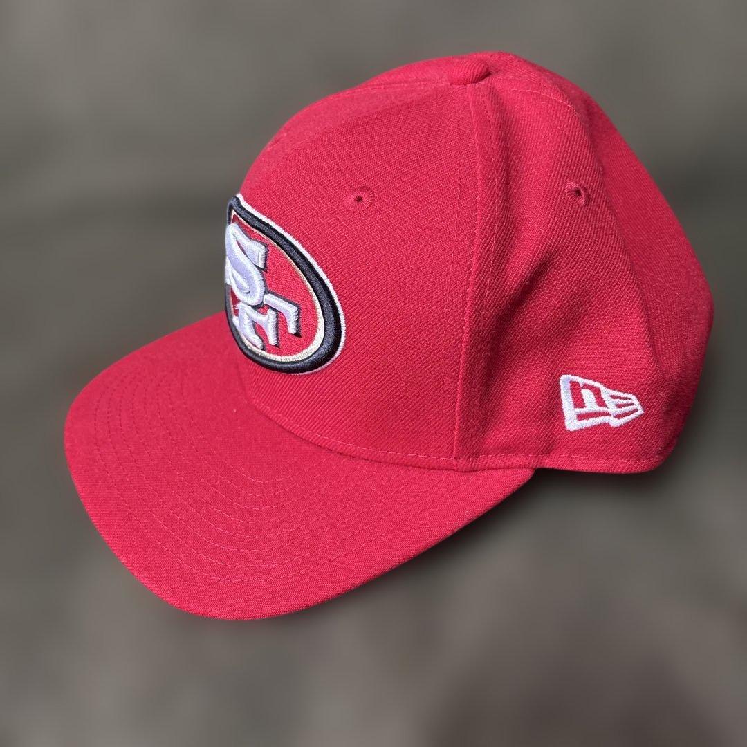 Neweraニューエラ9fifty49ersジョー・モンタナキャップ レッド