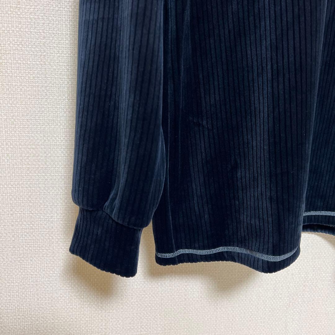 ミラショーンスポーツ　ゴルフ　メンズ　タートルネック　長袖　XL（LL） 紺