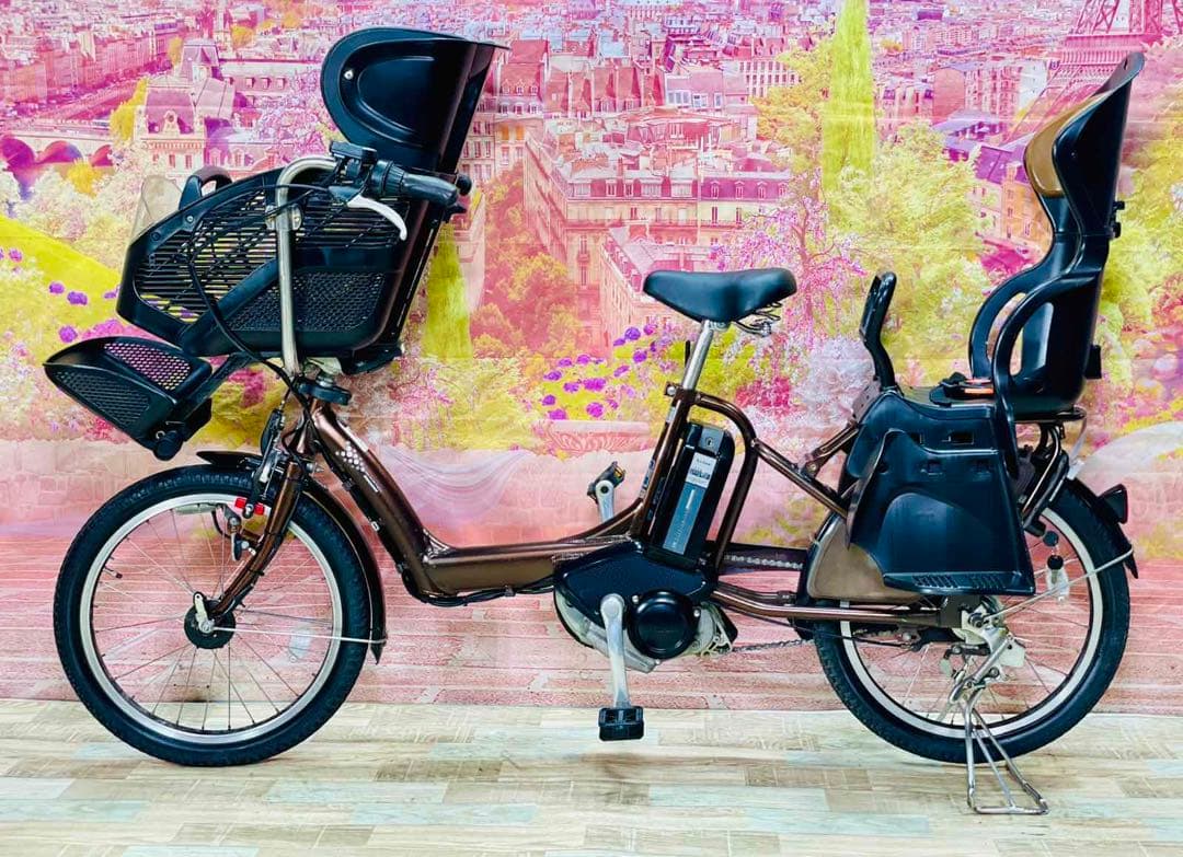 K1860 電動自転車ブリヂストン子供乗せ 20インチ 8.9Ahバッテリー