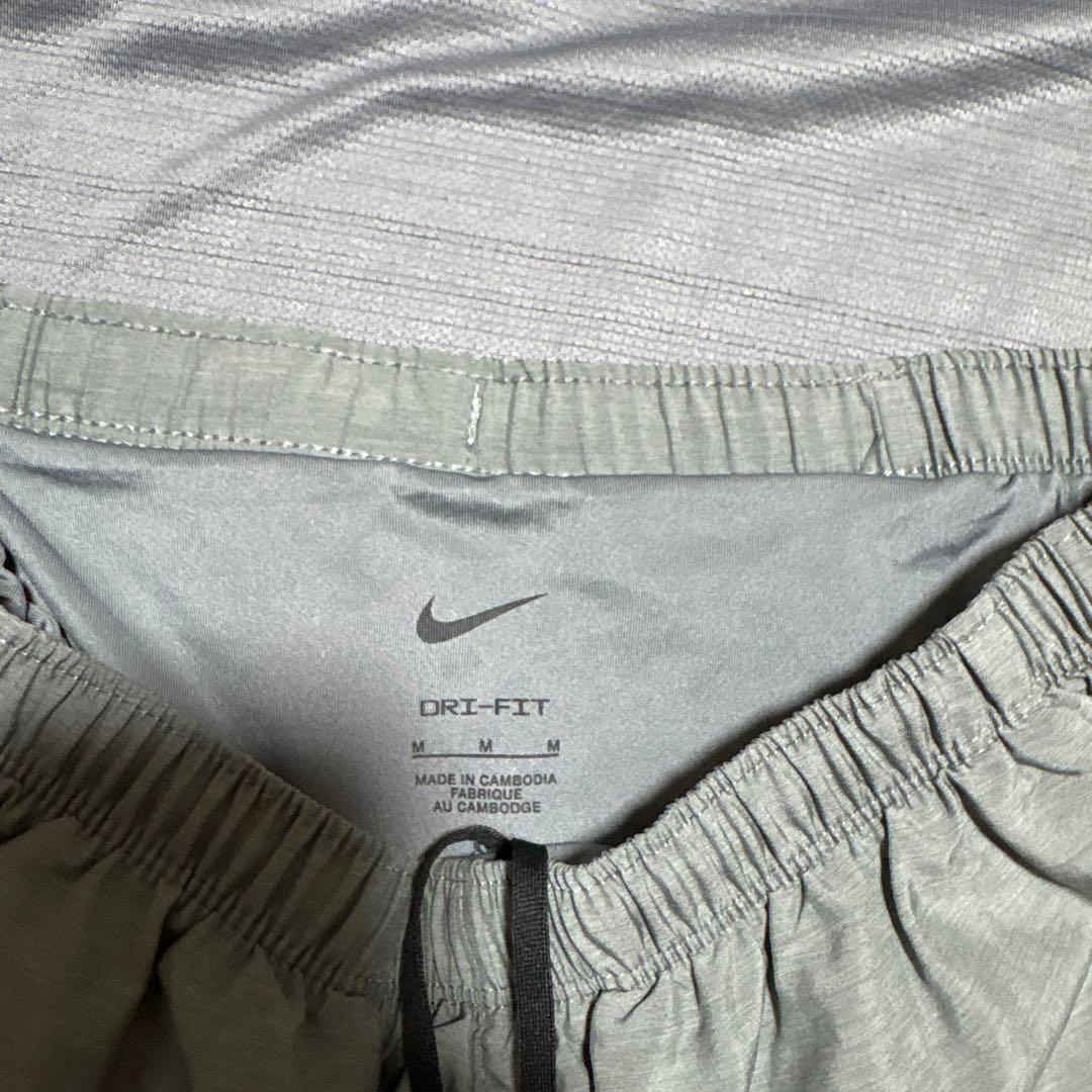 Nike DRI-FIT グレー ランニングシャツ