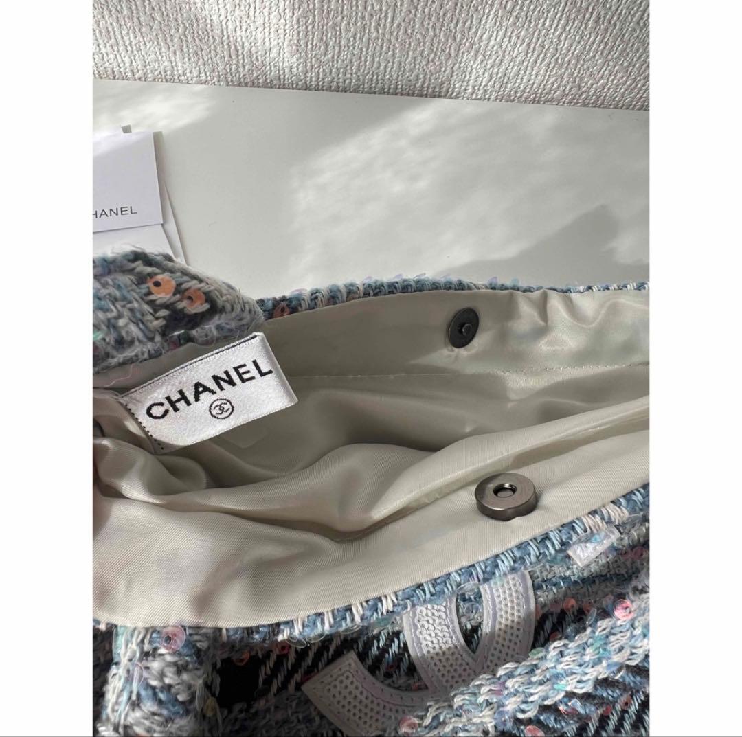 CHANEL トートバッグ シャネルノベルティ　バッグ　ショルダーバッグ　ブルー