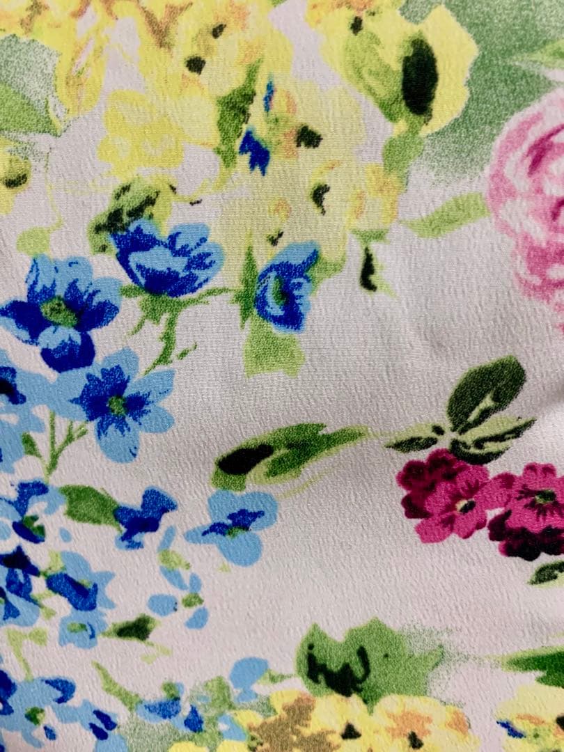 フラメンコ衣装　花柄ワンピース サイズS〜 M