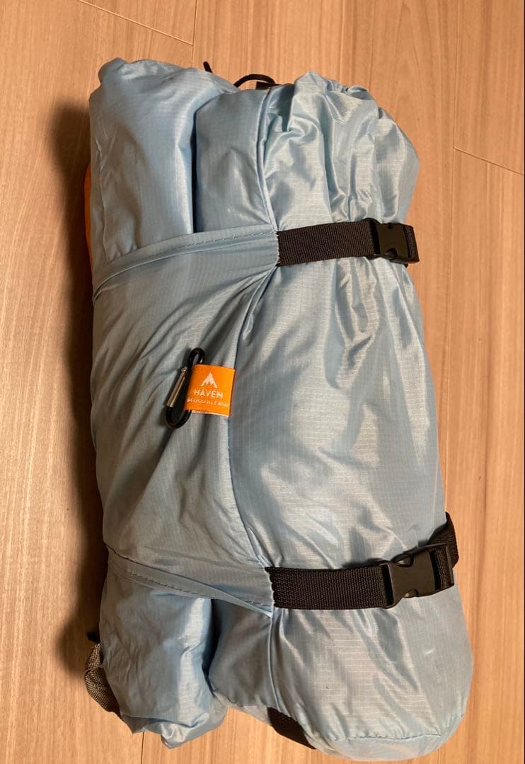 ヘブンテント　ソロテント　スカイブルー　ハンモック
