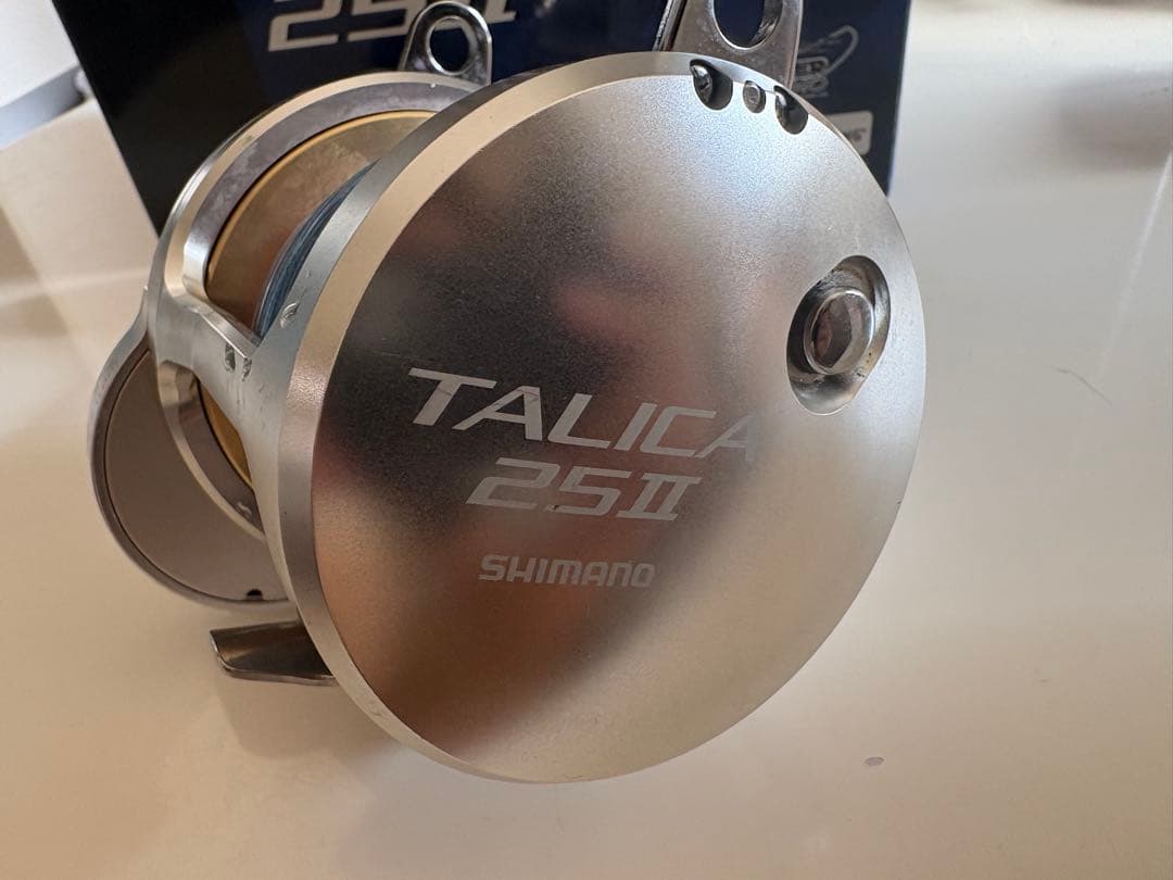 美品 SHIMANO タリカ25Ⅱ 大物用リール マグロ クエ 泳がせ