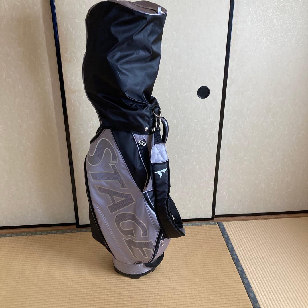 TOURSTAGE キャディバッグ ブラック/シルバー追加値引きしました