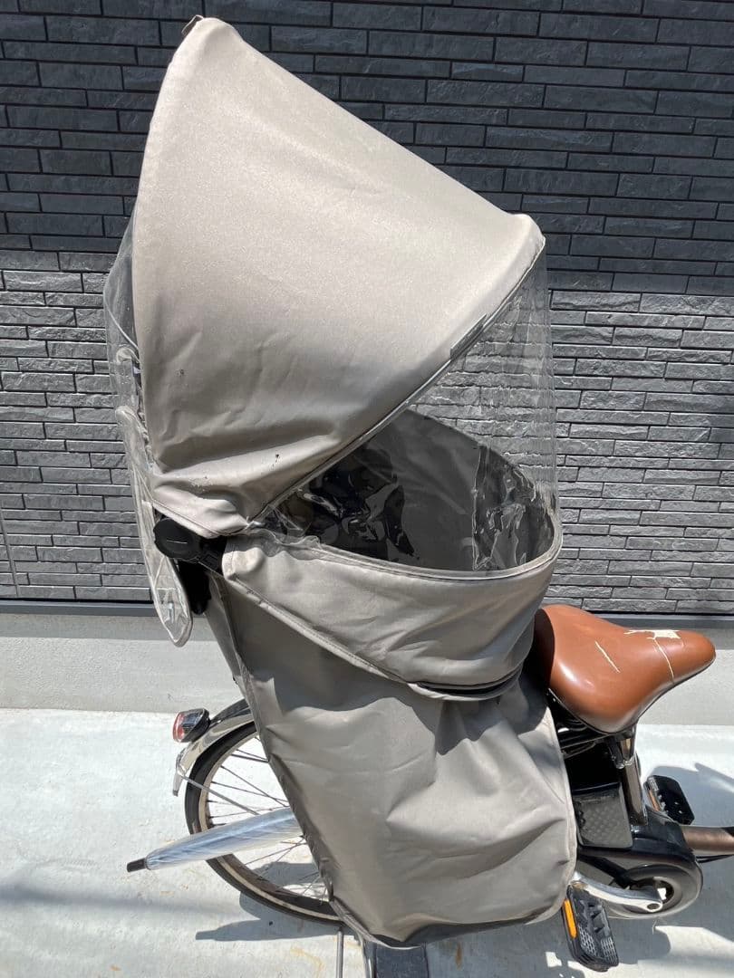 OGK自転車子供後ろ乗せ　チャイルドシート　自転車レインカバー　roof セット