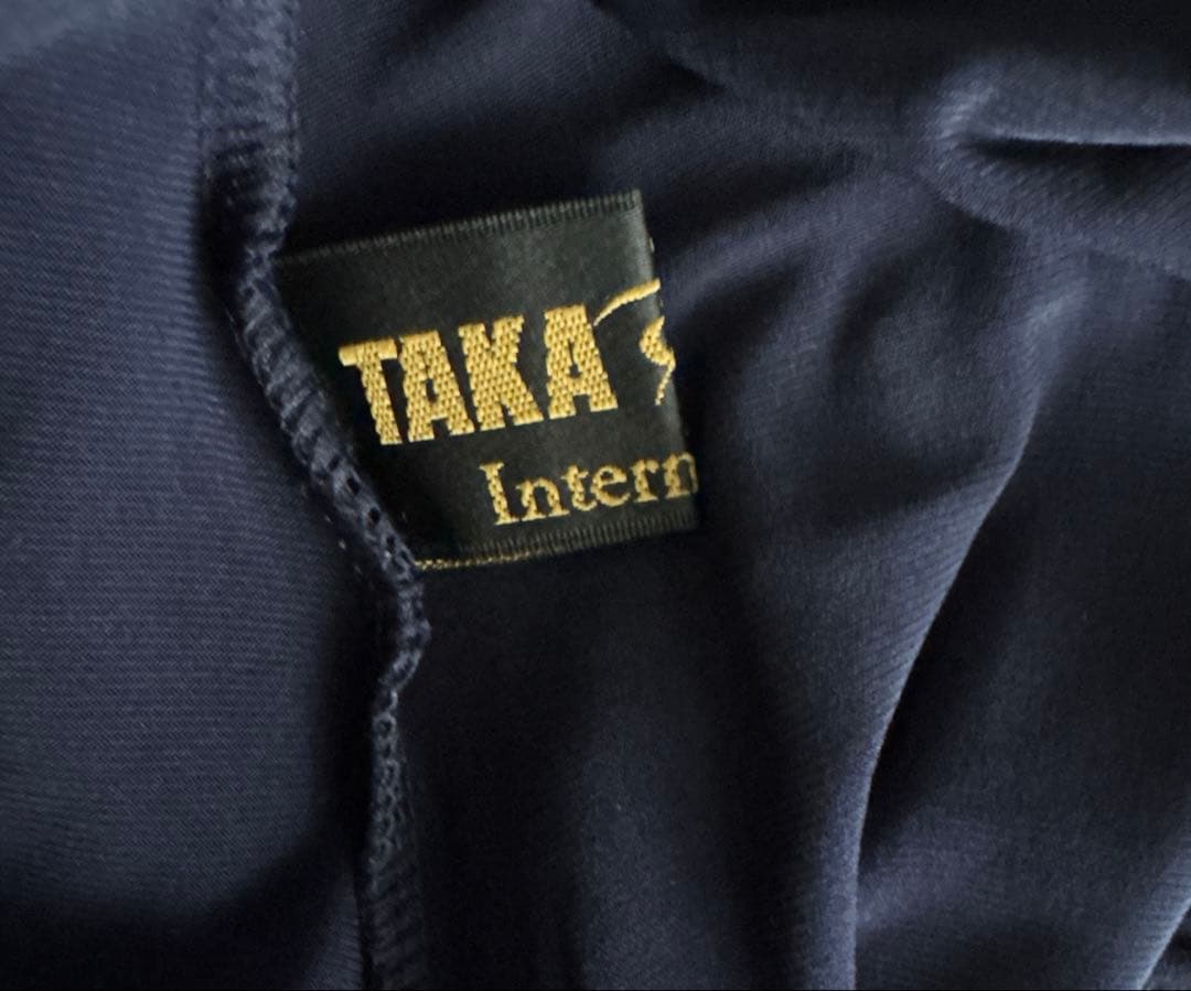 社交ダンスレッスンウェア　TAKA DANCE 濃いネイビーのチュニック新品