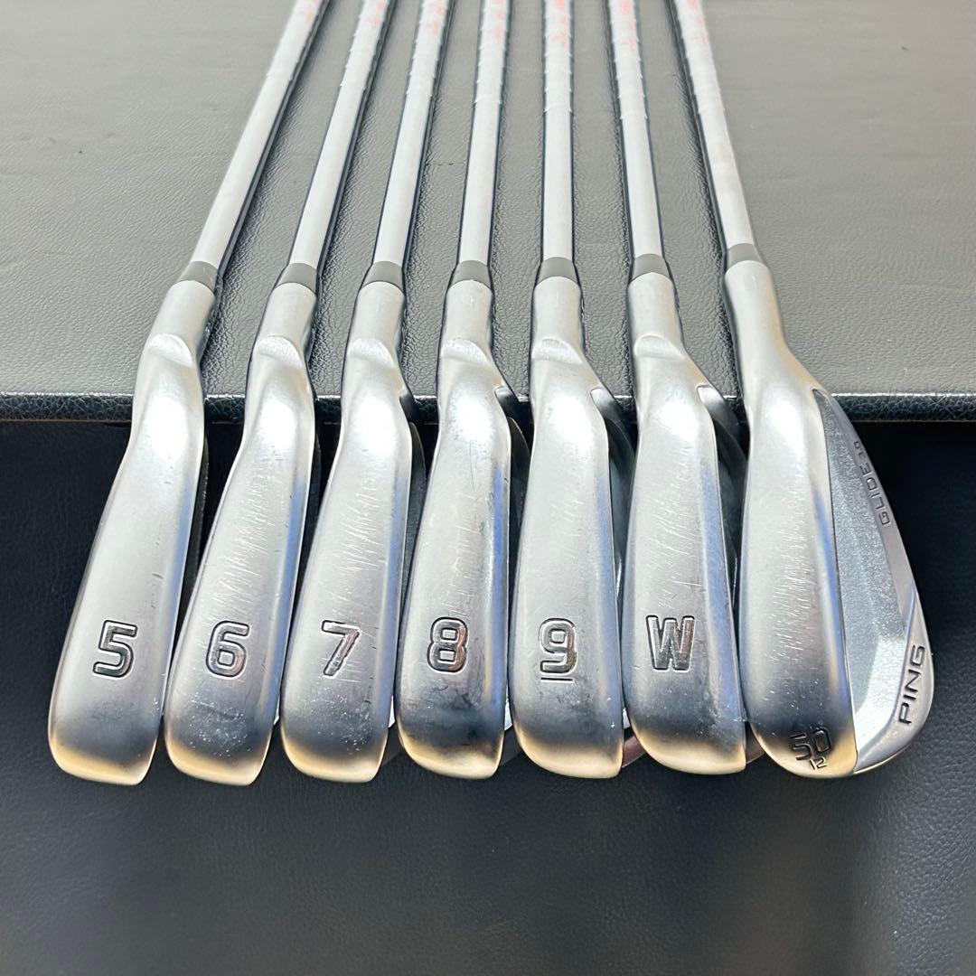 PING i210 5-W ＋ GLIDE 3.0 50° 7本 モーダス