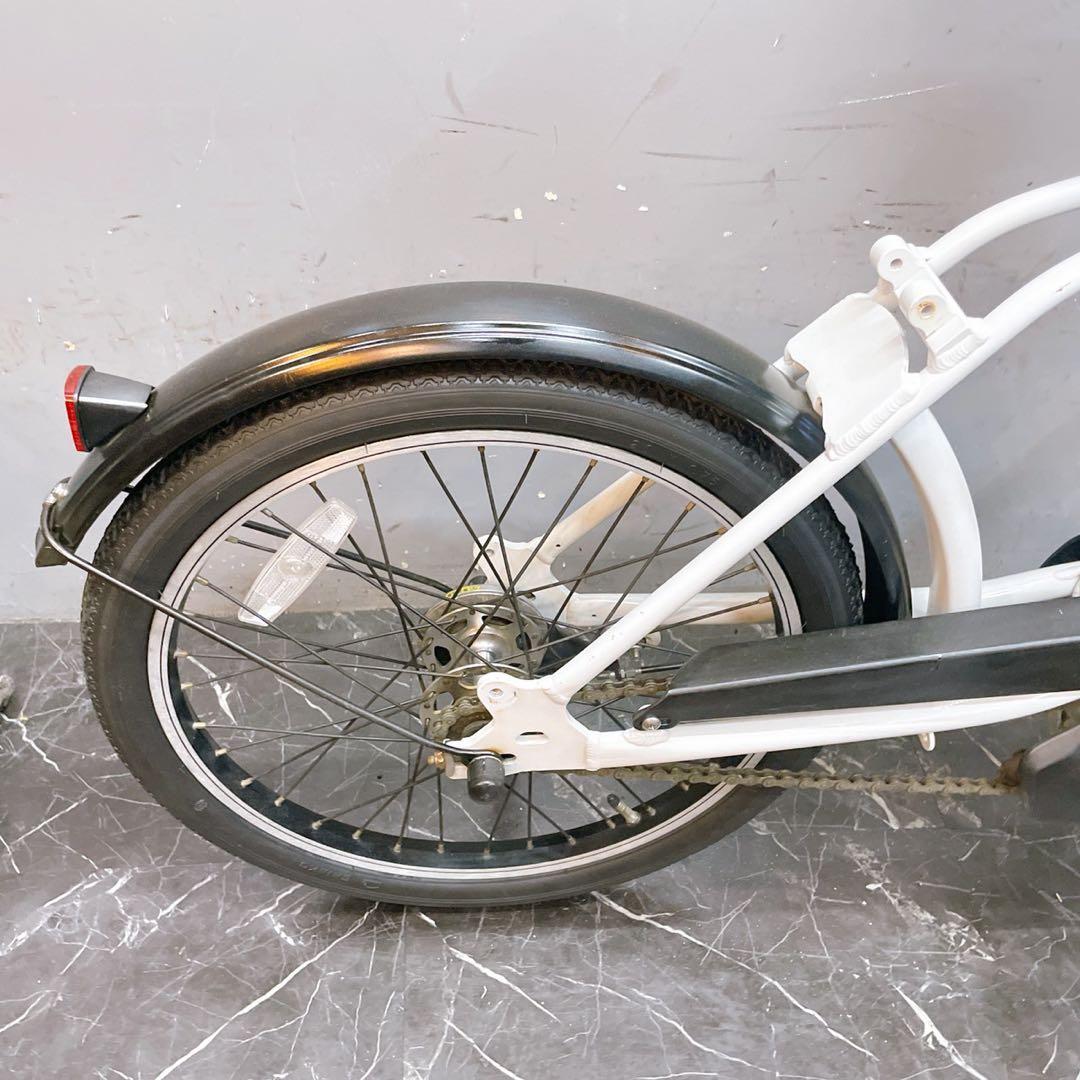 【9】電動自転車 パナソニック SW ホワイト 20インチ