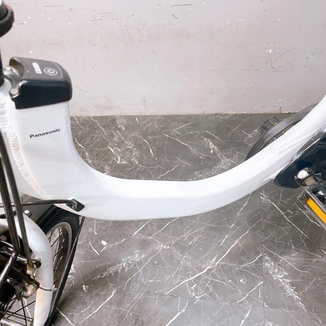 【9】電動自転車 パナソニック SW ホワイト 20インチ