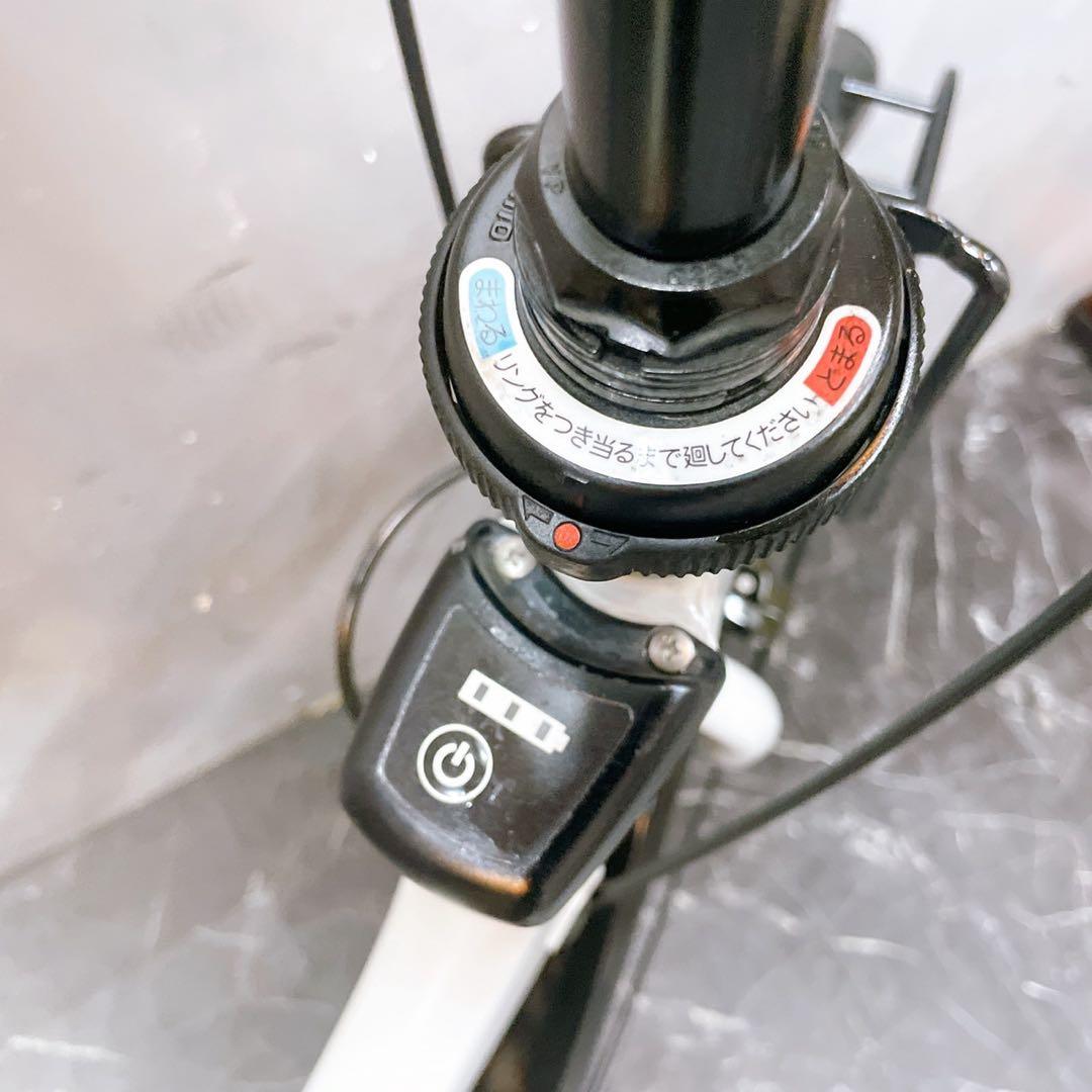 【9】電動自転車 パナソニック SW ホワイト 20インチ