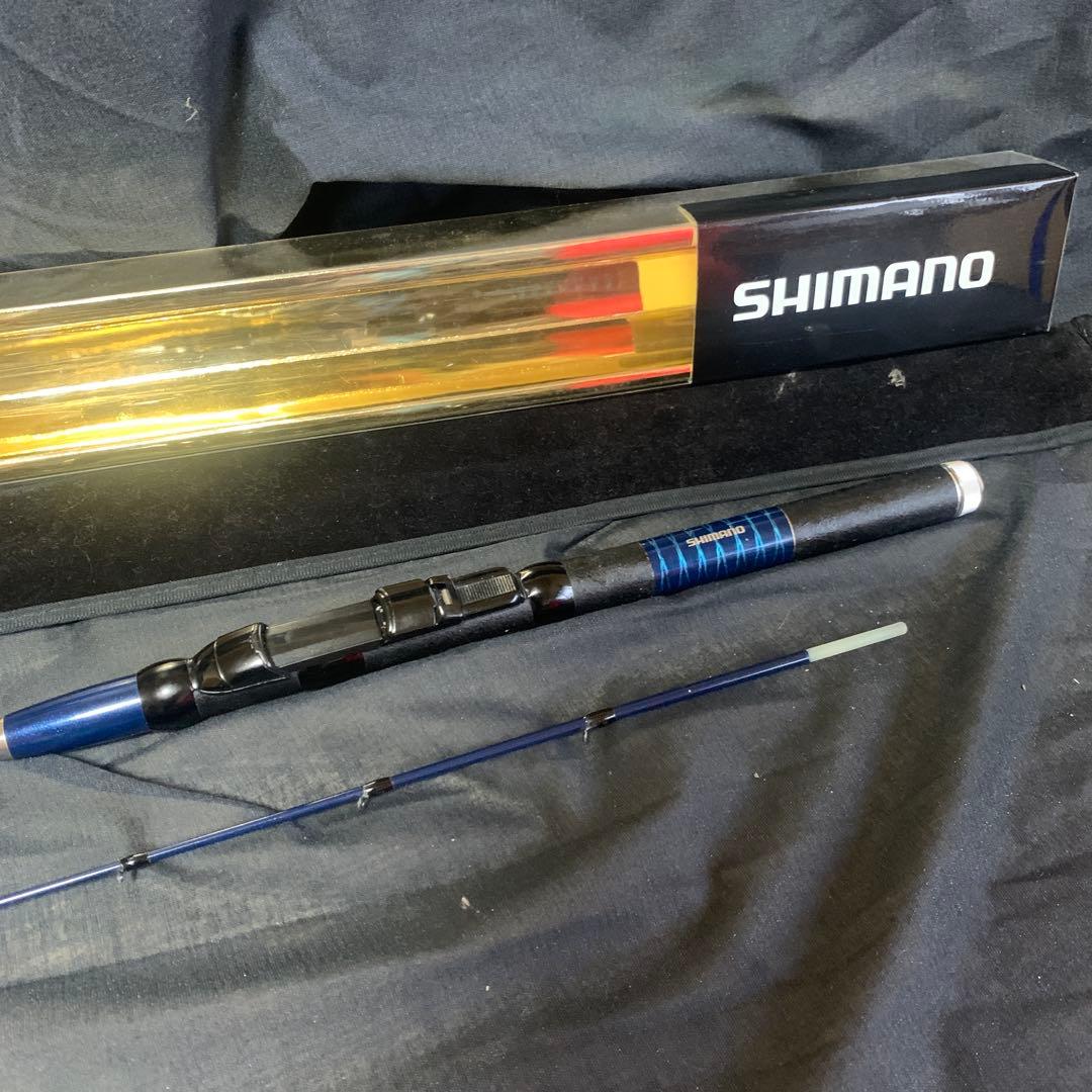 SHIMANO チヌ竿 青　青波巧　かかり釣竿、だんご釣