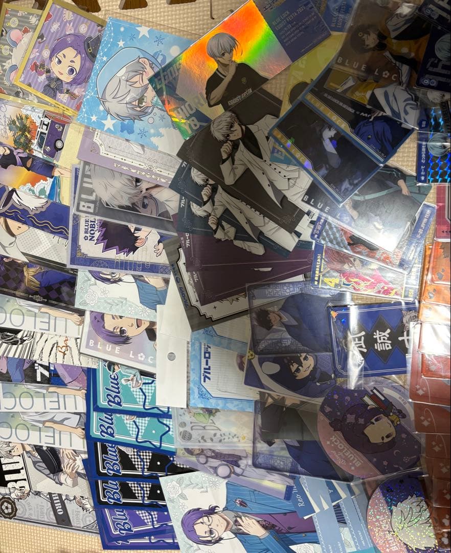 【450枚以上まとめ売り】ブルーロック コースター ポストカード クリアカード