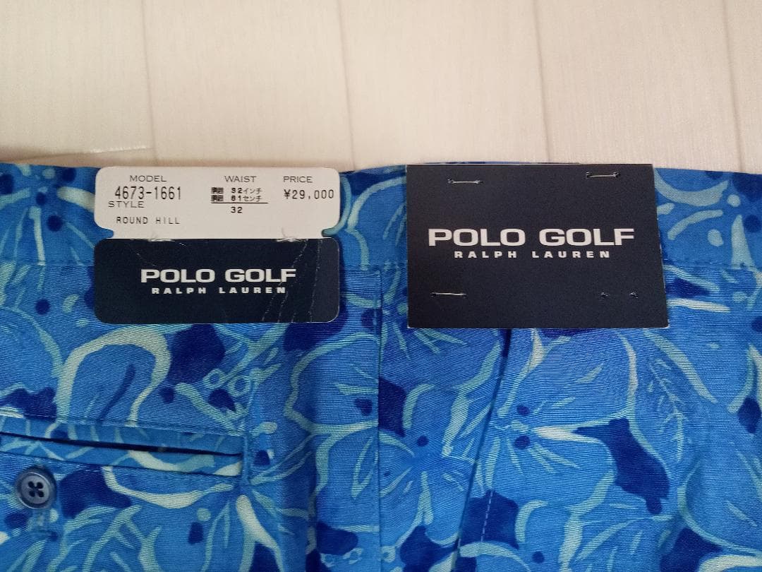 90’s POLO GOLF　Ｗ32　シルクリネン　リゾートパンツ　国内正規品