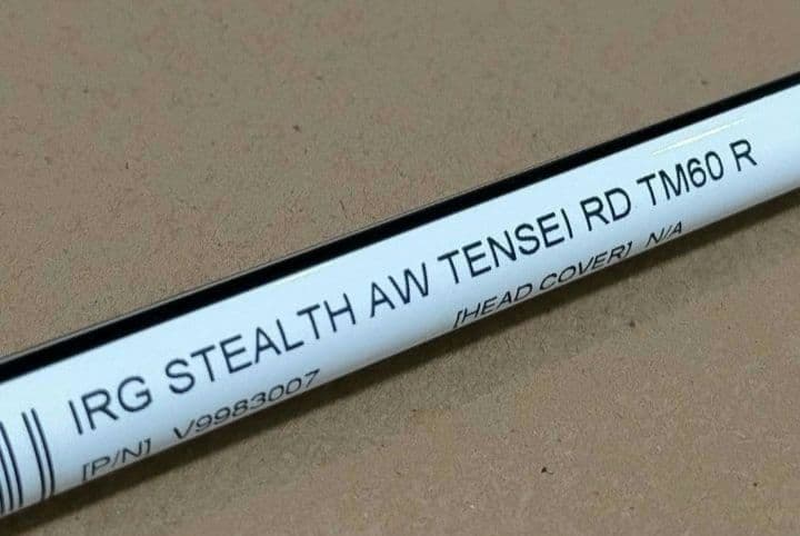 テーラーメイド国内正規取扱品　 ステルスアイアンAw 純正カーボンシャフトＲ新品