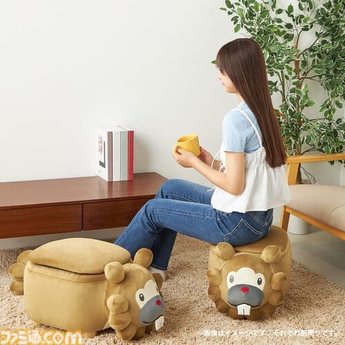 未開封　ポケモンセンター　受注生産　ビッパ　スツール　メス　箱にダメージあり