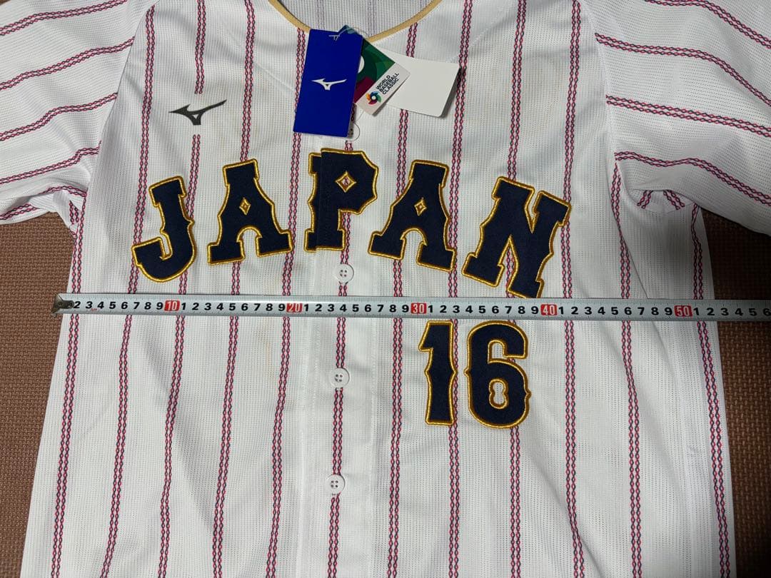 新品タグ付 定価20000円 Mizuno 日本代表ユニ M 大谷翔平