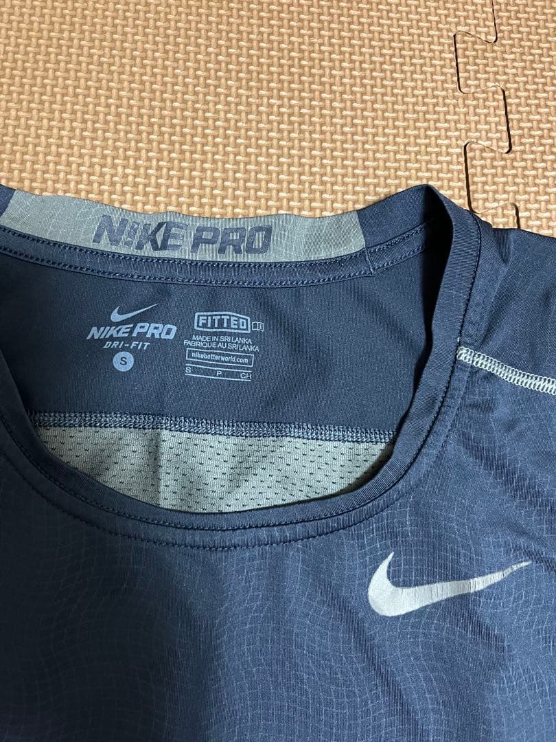 NIKE ProドライフィットタンクトップネイビーS size