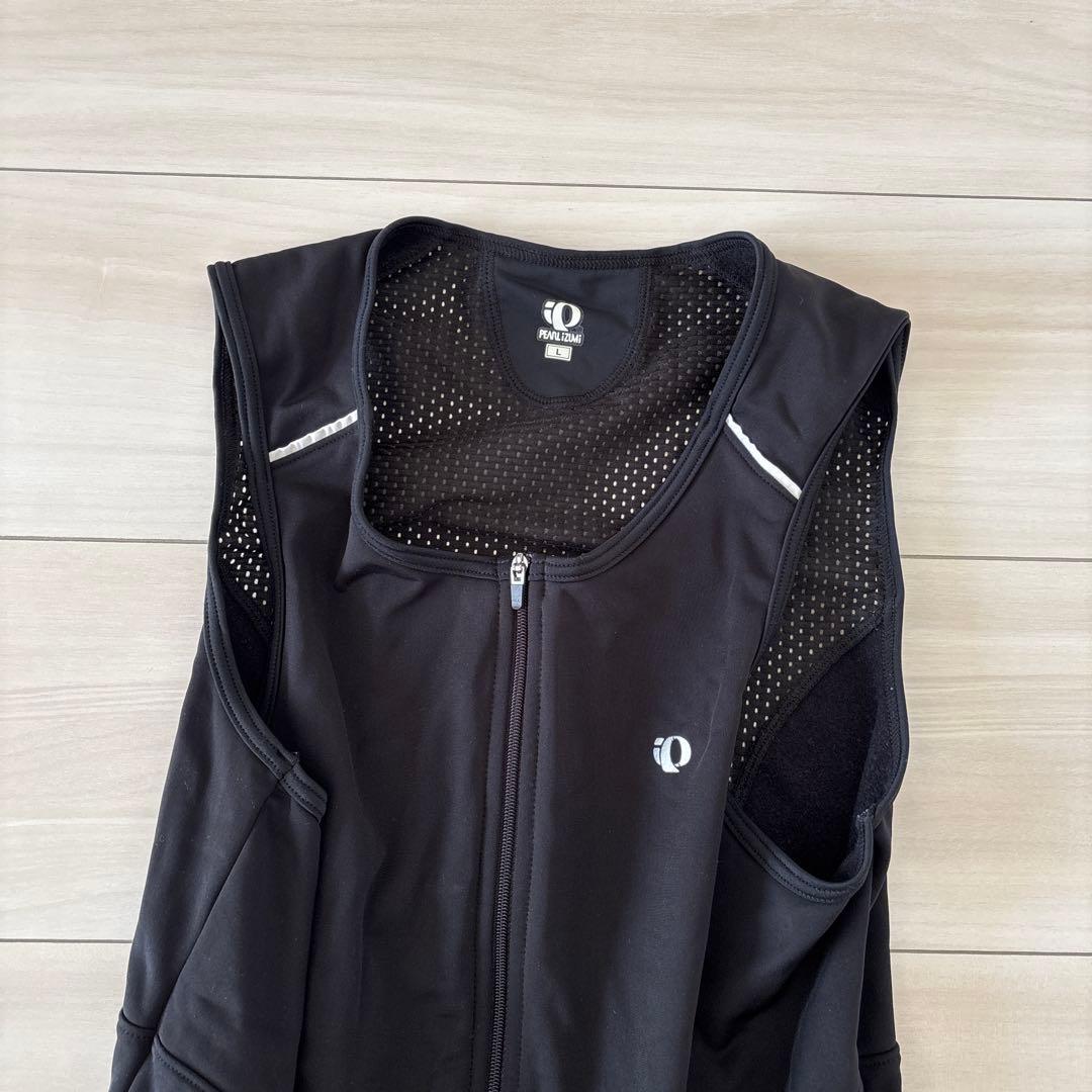 再値下げ　美品Pearl Izumi 3D ウィンドブレークビブタイツ ブラック