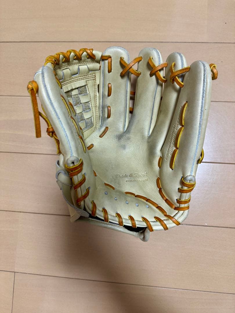 ZETT 軟式グローブ クリーム色