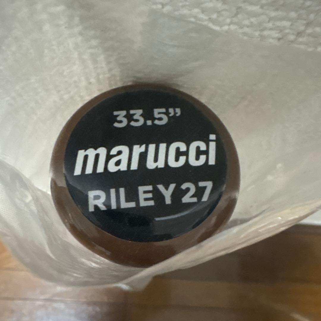 marcci 硬式木製バット 33.5インチ
