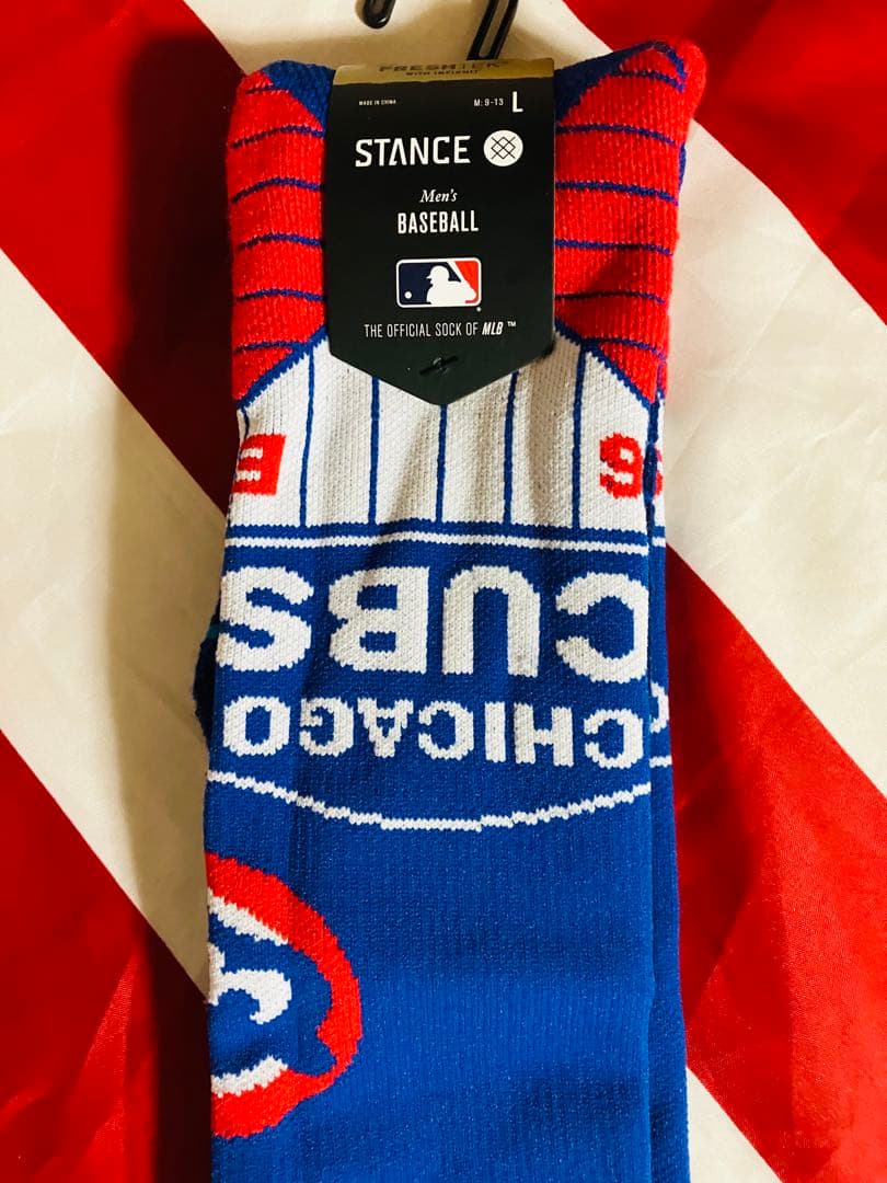 Stance スタンス 野球用ソックス　カブス今永選手　Lサイズ Cubs