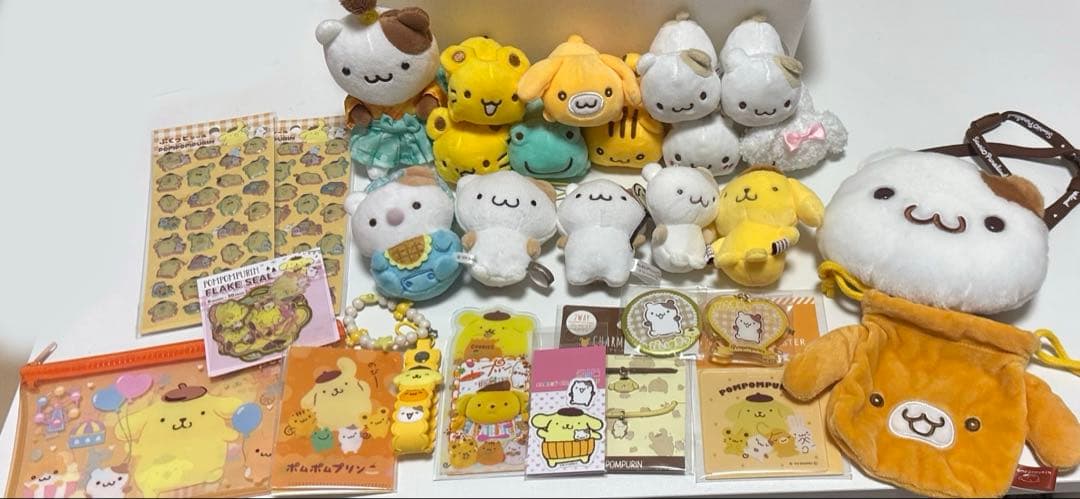 マフィン　チームプリン　ぬいぐるみ14体、グッズ　まとめ セット