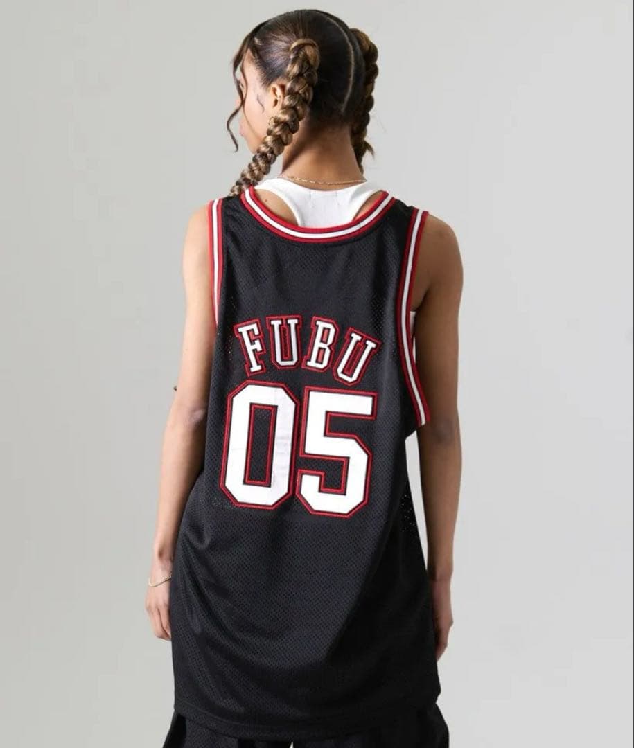 FUBU バスケットボールシャツ　メッシュタンクトップ XLサイズ B-BOY