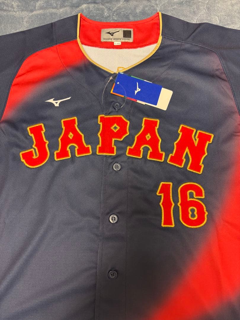 2026 WBCレプリカユニフォーム(ビジター) 大谷翔平 16 サイズL 新品