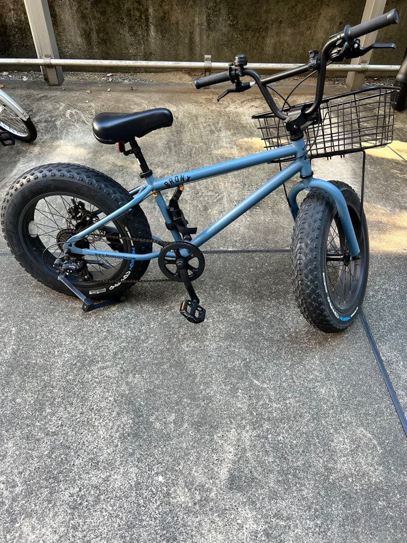 BRONX20DD 前カゴ、ライト付き