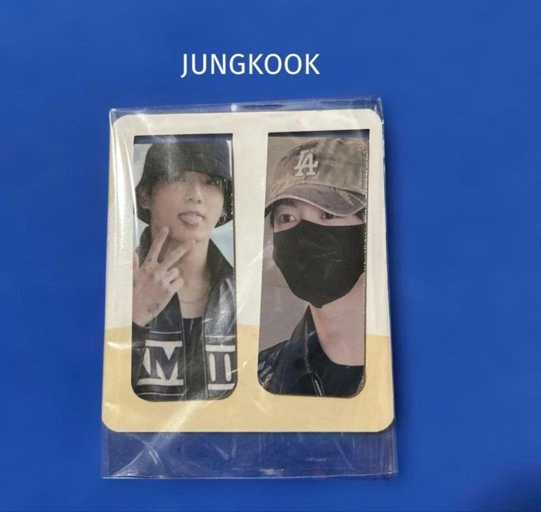 BTS JUNGKOOK マグネットブックマーク・ミニポーチ(ブラック)