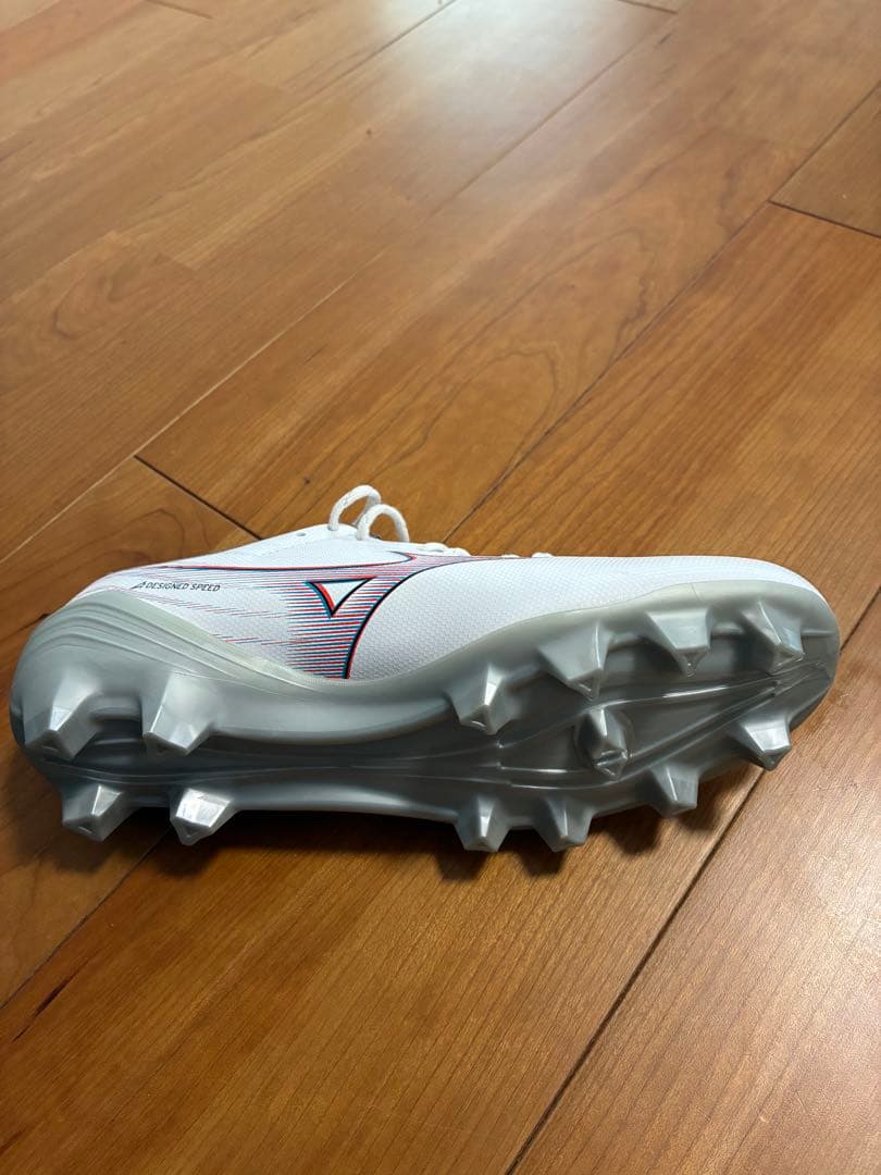 Mizuno サッカーシューズ ホワイト/パープル