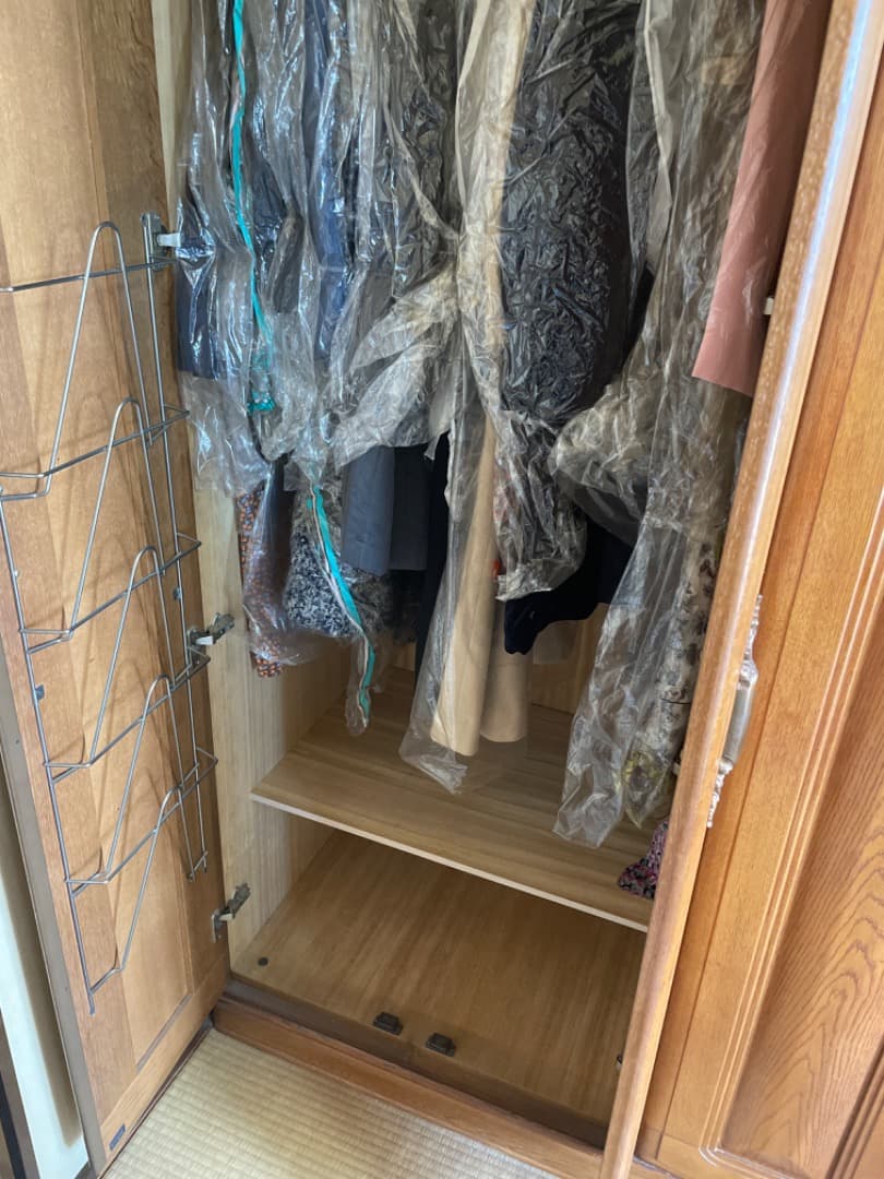 木製 4扉洋服タンス ブラウン 婚礼 さいほく